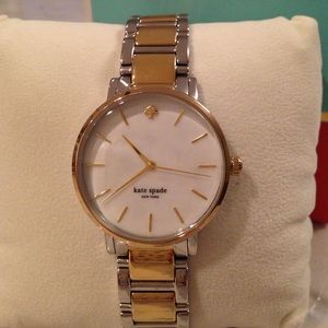 Kate Spade two toned large face watch.